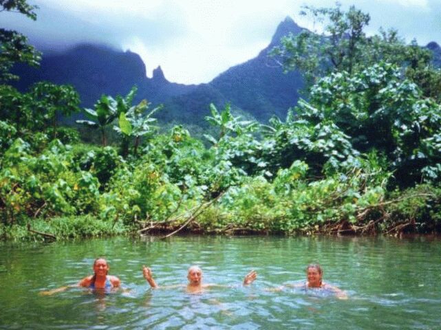 Raitea Swimming In River Jerry Nina Renee